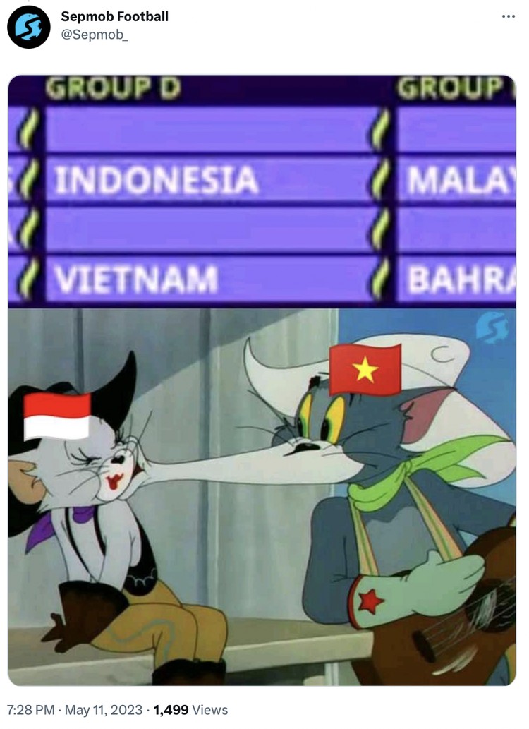 Meme Timnas Indonesia di Piala Asia 2023