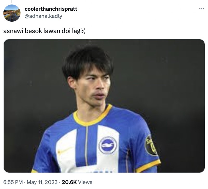 Meme Timnas Indonesia di Piala Asia 2023