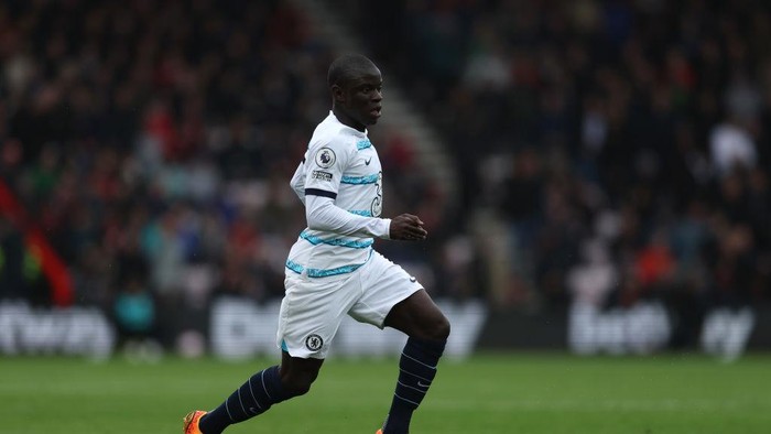 BOURNEMOUTH, ENGLAND - MAY 06: NGolo Kante of Chelsea in action during the Premier League match between AFC Bournemouth and Chelsea FC at Vitality Stadium on May 06, 2023 in Bournemouth, England. (Photo by Chris Lee - Chelsea FC/Chelsea FC via Getty Images)