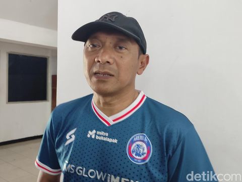 Pelatih Arema FC I Putu Gede Swi Santoso