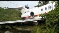Pesawat pribadi Hawker 900XP PK-LRU yang overrun di Bandara Maleo tersebut berangkat dari Bandara Halim Perdana Kusuma, Jakarta Timur (Jaktim). (Dok. Istimewa)