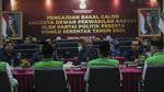 Potret Mardiono Naik Sepeda Daftarkan Bacaleg PPP ke KPU