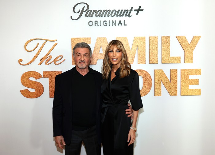 Sylvester Stallone NEW YORK, NEW YORK - MAY 11: (L-R) Sylvester Stallone and Jennifer Flavin Stallone attend The Family Stallone Red Carpet & Reception at Torrisi Bar and Restaurant on May 11, 2023 in New York City. (Photo by Dimitrios Kambouris/Getty Images for Paramount+)