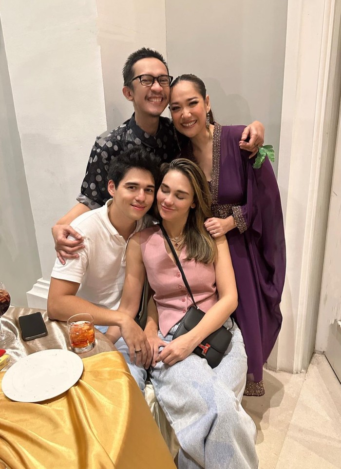 Aming bersama BCL, Maxime Bouttier, dan Luna Maya