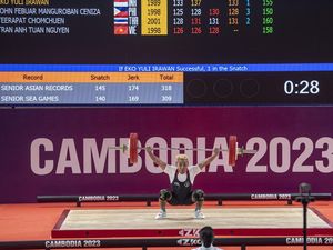 Detik-detik Eko Yuli Raih Emas dan Pecahkan Rekor SEA Games