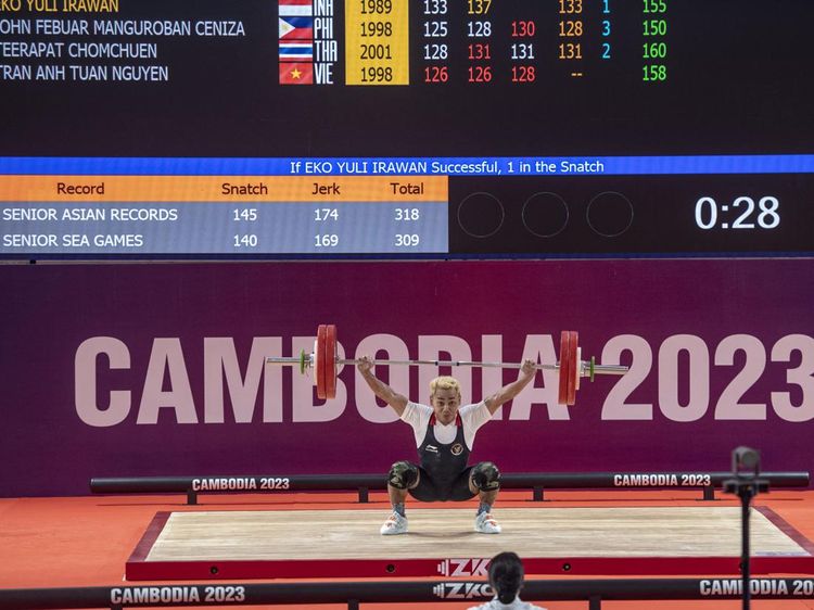 Detik-detik Eko Yuli Raih Emas dan Pecahkan Rekor SEA Games