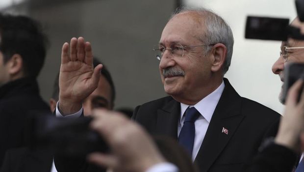 Kemal Kilicdaroglu, the leader of the Republican People's Party, arrives for a meeting before a six-party alliance nominated him as its common candidate to challenge President Recep Tayyip Erdogan, in Ankara, Turkey, March 6, 2023. The alliance on Monday nominated main opposition party leader Kilicdaroglu to challenge Erdogan in elections in May, ending months of uncertainty and bickering that had frustrated their supporters. (AP Photo/Burhan Ozbilici)