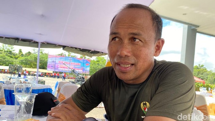 Komandan Korem (Danrem) 181/PVT, Brigjen TNI Juniras Lumbantoruan.