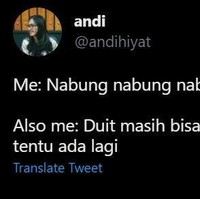 Semenjak pengumuman Coldplay akan konser di Indonesia mendadak keinginan untuk terus menabung pun jadi hilang. Gapapa mengerahkan semua tabungan yang penting bisa nonton Coldplay. Nabungnya nanti lagi deh kapan-kapan. Foto: Twitter/@andihiyat