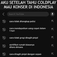 Sebentar lagi akan segera dijual. Tak sedikit yang berusaha cari cara agar bisa membeli tiket nonton konser Coldplay. Kalau kamu mau pakai cara yang mana nih? Foto: Twitter/@the_redsindo