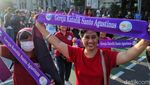Meriahnya Umat Lintas Agama Jalan Santai Bersama