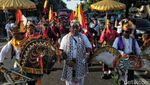 Meriahnya Umat Lintas Agama Jalan Santai Bersama