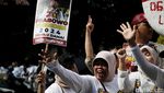 Pendukung Prabowo Dampingi Gerindra Serahkan Bacaleg ke KPU