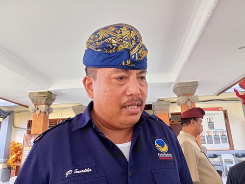 Sekretaris DPD Partai NasDem Badung Gede Suardika. Foto Agus Eka/detikBali