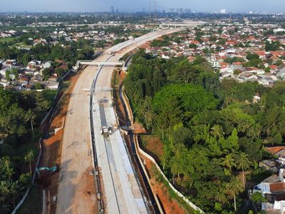 Hore... Tol Serpong-Cinere Segera Beroperasi Tahun Ini