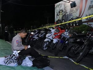 Puluhan Motor Diamankan Saat Razia Balap Liar di Ngawi