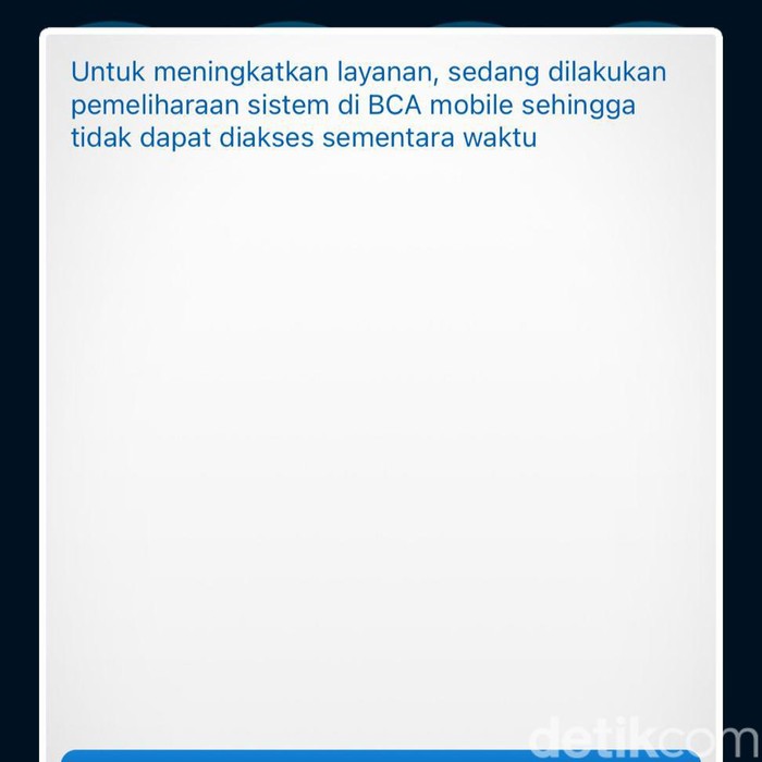 BCA eror