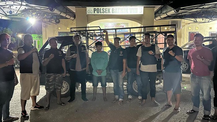 Foto: pelaku pencurian hewan ternak di Sarolangun, Jambi ditangkap. (Istimewa)