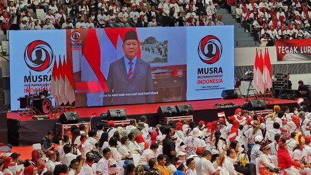 Jokowi dalam Musra di Istora Senayan hari ini (Dok. Istimewa)