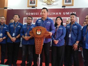 AHY Daftarkan 580 Bacaleg ke KPU, Targetkan 15% Kursi DPR