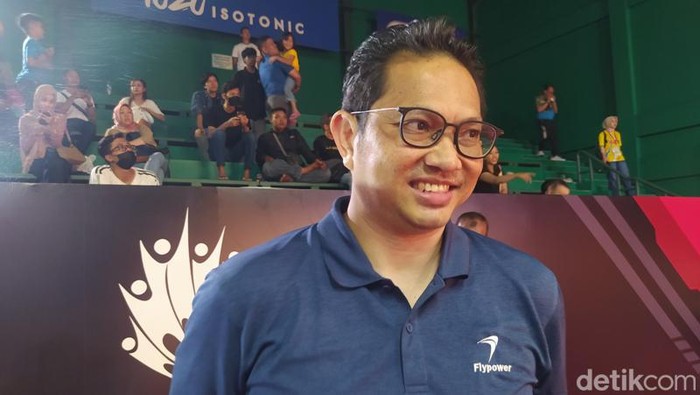 Legenda bulutangkis Indonesia, Hariyanto Arbi di GOR Magelang, Minggu (14/5/2023).