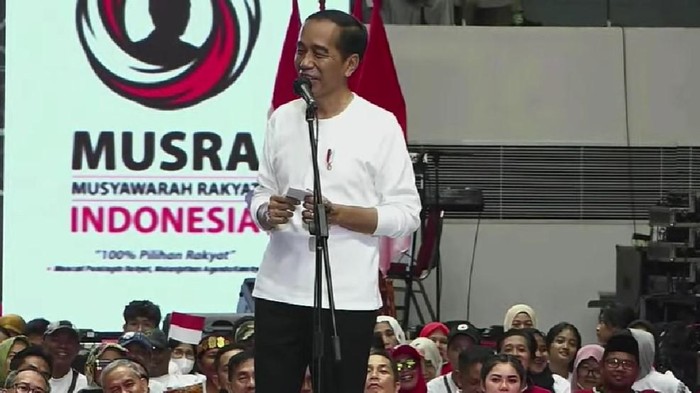 Presiden Jokowi di Puncak Musra (Tangkapan layar)