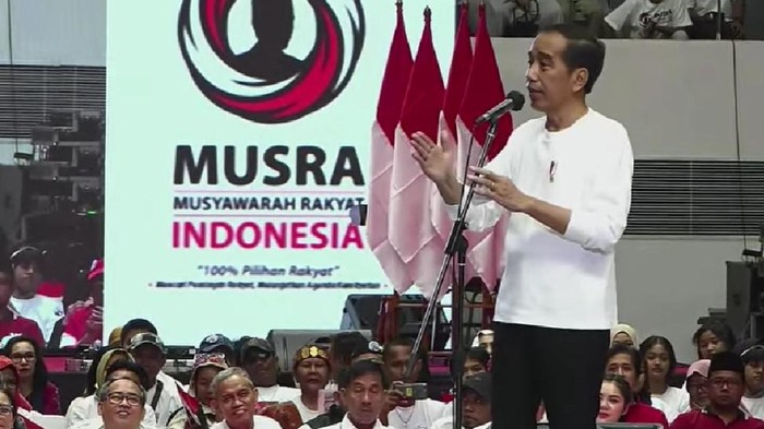 Presiden Jokowi di Puncak Musra (Tangkapan layar)