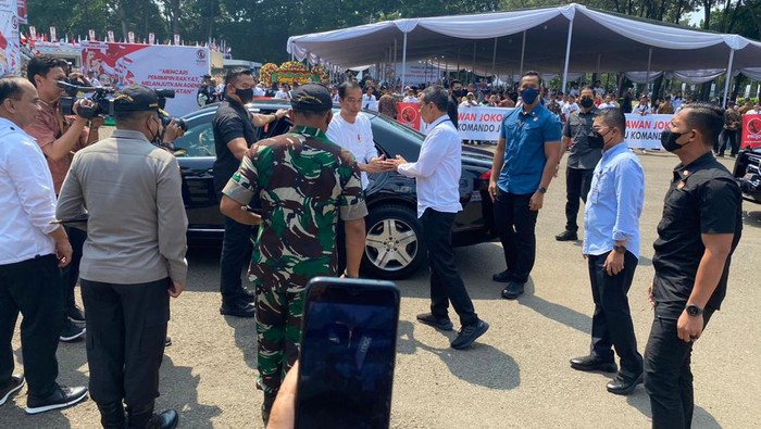 Presiden Jokowi hadiri acara Musra di Istora Senayan