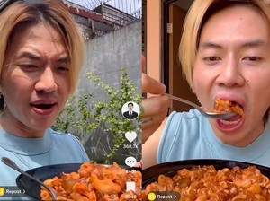 Rafael Tan SM*SH Eksis di Medsos, Bikin Seblak Cobek hingga Makan Cilor