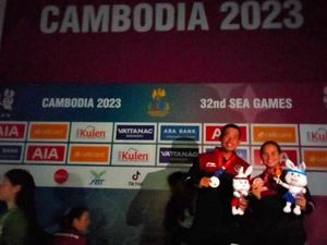 Dan Terjadi Lagi, Podium Juara Indonesia di SEA Games 2023 Tanpa Lampu