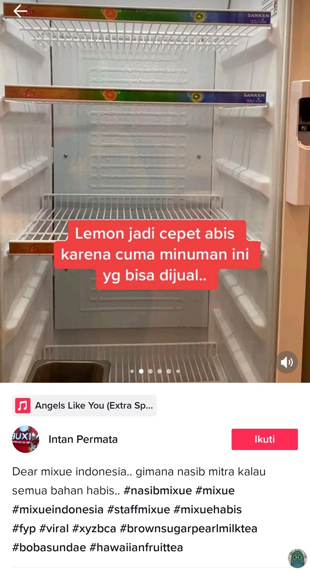 Bahan Baku Mixue Terbatas, Netizen Keluhkan Menu Favorit Mereka Berkurang