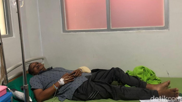 Benjamin Sembiring, salah satu pekerja proyek pembangunan tower BTS dari PT IBS yang sempat disandera KKB di Distrik Okibab, Pegunungan Bintang, Papua Pegunungan.