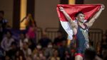 Ekspresi Atlet Indonesia Peraih Medali Emas SEA Games 2023