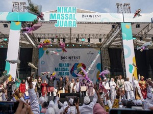 Dibantu bank bjb, 300 Pasangan di Bekasi Nikah Massal Gratis