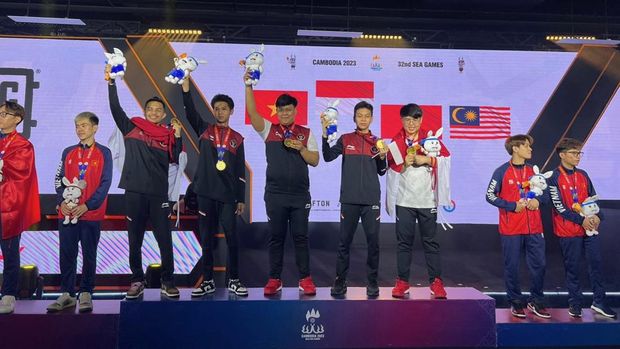 Esports Sea Games 2023 Indonesia Juara Umum 3 Emas 2 Perak