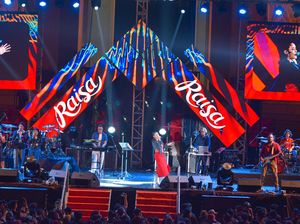 Meriahnya Raisa dan Padi Reborn Hibur Warga Kediri