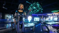 DALIAN, CHINA - MARCH 15: Humanoid robots are seen at EX Future Science and Technology Museum on March 15, 2023 in Dalian, Liaoning Province of China. EX Future Science and Technology Museum in Dalian can create lifelike customizable robots by scanning human bodies. (Photo by VCG/VCG via Getty Images)
