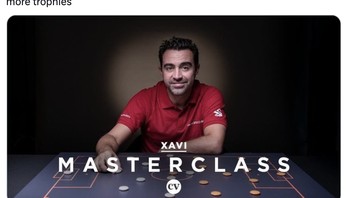 Capaian ini sekaligus bikin Xavi Hernandez bukan pelatih biasa lagi. Foto: Twitter