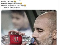 Meme Arsenal (Hampir) Pasti Gagal Juara Liga Inggris