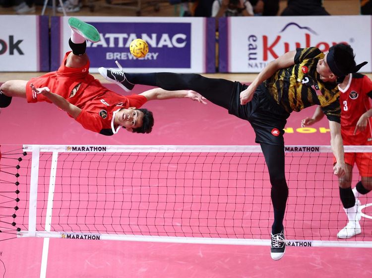 Momen Sepak Takraw Indonesia Gulung Malaysia dan Raih Emas