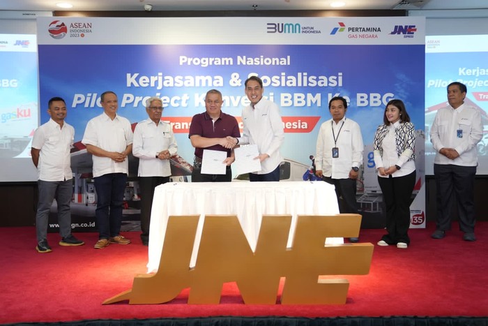 PGN Kerja Sama dengan JNE