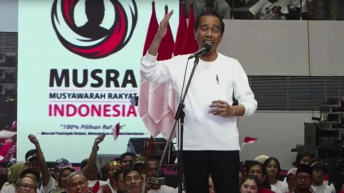Jokowi di Musra.