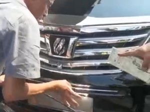 Pengemudi Vellfire-Pajero Pakai Nopol Palsu di Jaksel Ditilang Manual!