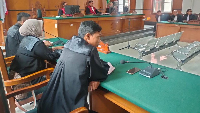 Sidang kasus korupsi PDAM Makassar Rp 20 M. Dokumen Istimewa