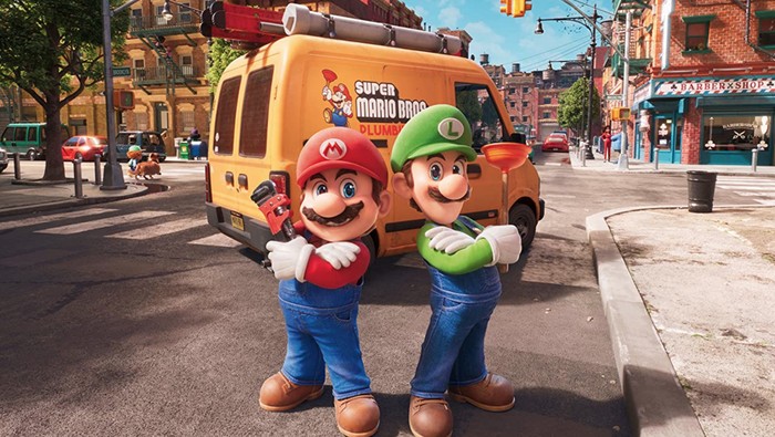 Cuplikan adegan di film The Super Mario Bros Movie (2023).