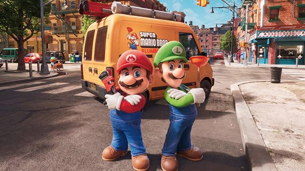 Cuplikan adegan di film The Super Mario Bros Movie (2023).