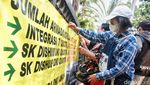 Tolak Pengurangan Jumlah Armada, Pemilik Kopaja Demo Balai Kota