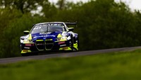 Di ajang ini, Rossi merayakan kejayaannya. Dia berhasil naik podium dengan menggunakan mobil BMW M4 GT3 di Sprint Cup GT World Challenge Europe di Brands Hatch, Inggris. Foto: Brecht Decancq Photography via BMW Pressclub