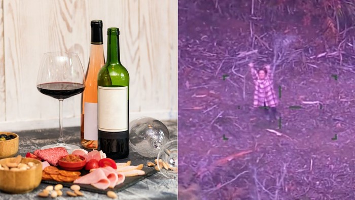 Wanita bertahan hidup dengan mengonsumsi permen dan wine