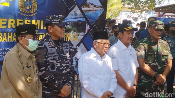 Wapres Maruf Amin dan KSAL